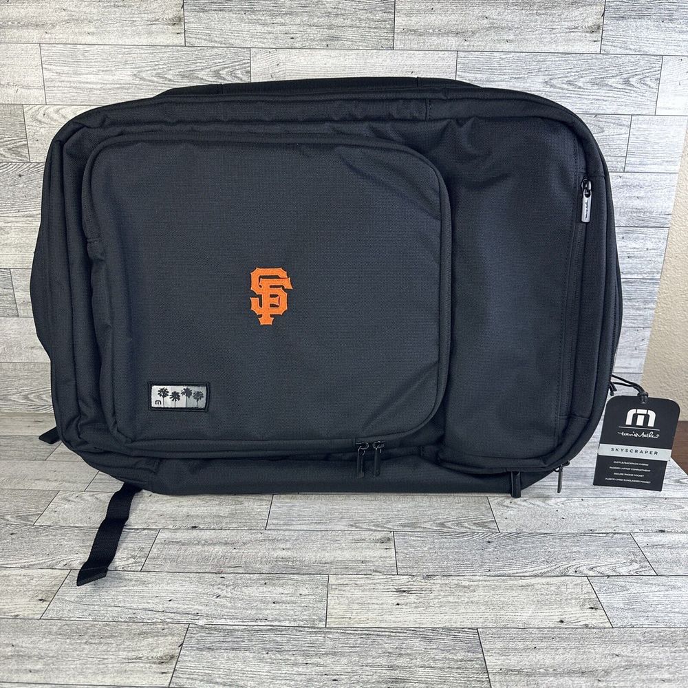 Black Travis Mathew Skyscraper Backpack New Duffle/Backpack 7.1 x 12.6 x 19.5in